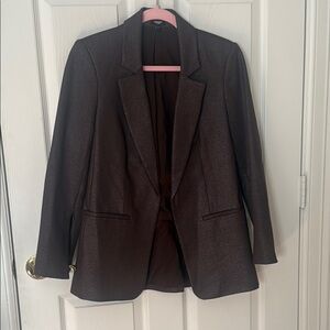 Express metallic Brown Blazer columnist  Suit Jacket small